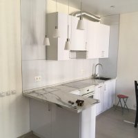 Кухня угловая белый глянец